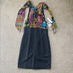 Trina Turk Elegant Dark Gray Fabric